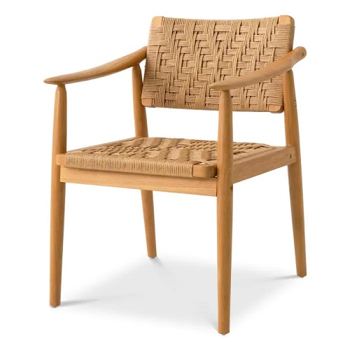 OUTDOOR DINING CHAIR CORAL BAY SET OF 2<br/> By Eichholtz - Image 3