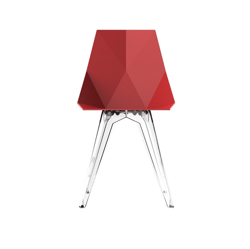FAZ DINING CHAIR WITH CLEAR LEGS <br/> By Vondom - Image 3