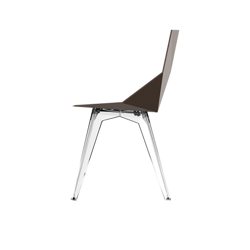 FAZ DINING CHAIR WITH CLEAR LEGS <br/> By Vondom - Image 4