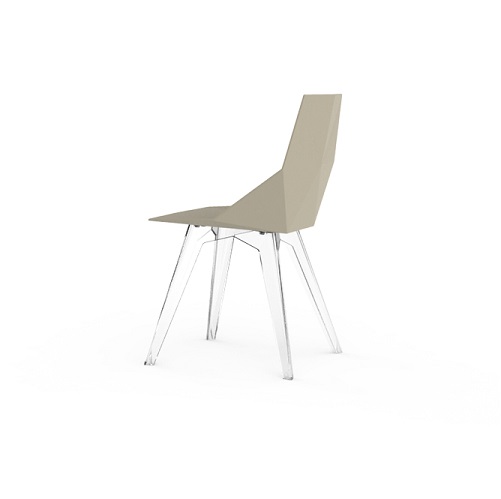 FAZ DINING CHAIR WITH CLEAR LEGS <br/> By Vondom - Image 5