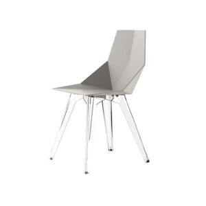 FAZ DINING CHAIR WITH CLEAR LEGS <br/> By Vondom