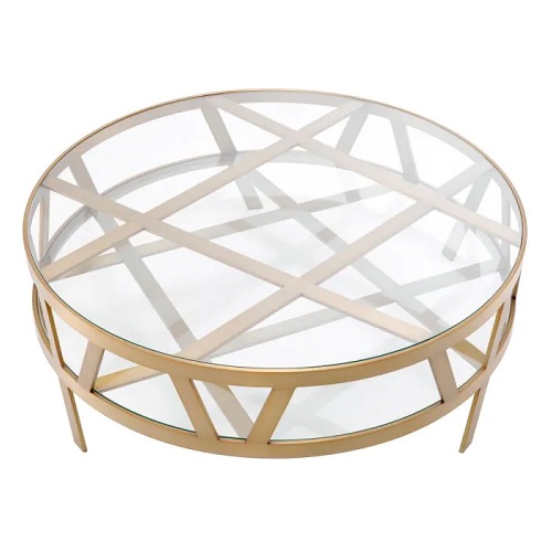 COFFEE TABLE BILLINGHURST ROUND <br/> by Eichholtz - Image 3