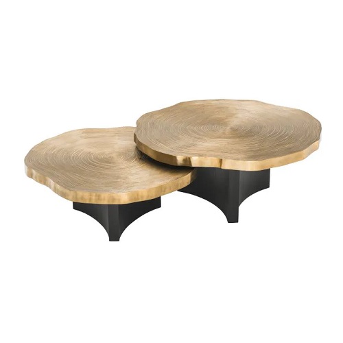 COFFEE TABLE THOUSAND OAKS SET OF 2 <br/> By Eichholtz <br/><br/> IN STOCK - Image 3
