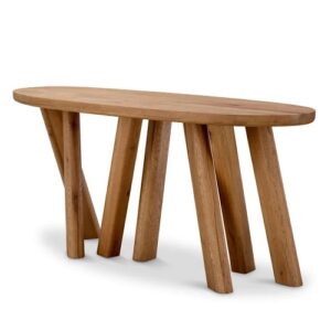 Designer Console Table Bayshore by Eichholtz in oak wood