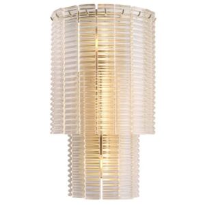 Luxurious Wall Lamp Imperial by Eichholtz in brushed brass finish with clear glass or brushed brass finish with smoke glass