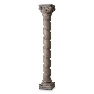 Beautifully crafted Column Veneto by Eichholtz in wood / antique finish