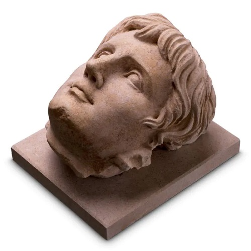 Bust of Emperor Augustus by Eichholtz handcrafted from stone