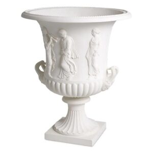 Elegant Vase Calyx-Krater by Eichholtz in a white finish