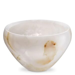 Uniquely elegant Vase Fayum by Eichholtz in natural onyx