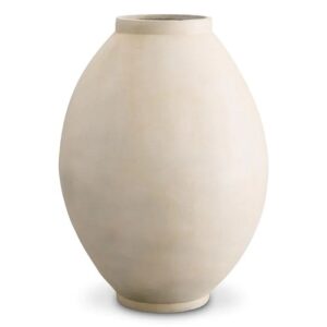 Rustic Vase Moon Jar by Eichholtz in sand finish