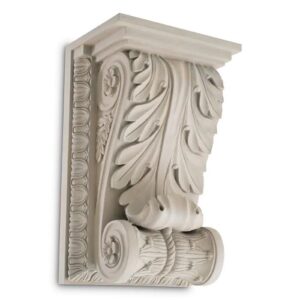 Detailed Wall Object Acanthus by Eichholtz in sand finish.