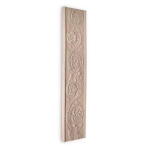 Detailed Wall Object Acanthus by Eichholtz in sand finish. Handcrafted from sandstone