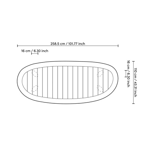OUTDOOR DINING TABLE FREE FORM <br/> By Eichholtz - Image 5