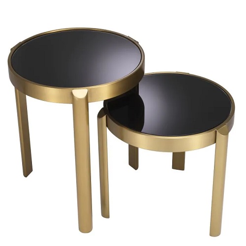SIDE TABLE BUENA SET OF 2 <br> Eichholtz - Image 3