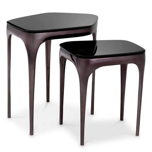 SIDE TABLE DEACON SET OF 2 <br/> by Eichholtz <br/><br/> IN STOCK