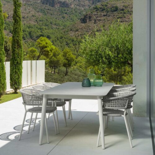 MOON//ALU EXTENDABLE DINING TABLE CERAMIC TOP <br/> by Talenti - Image 2