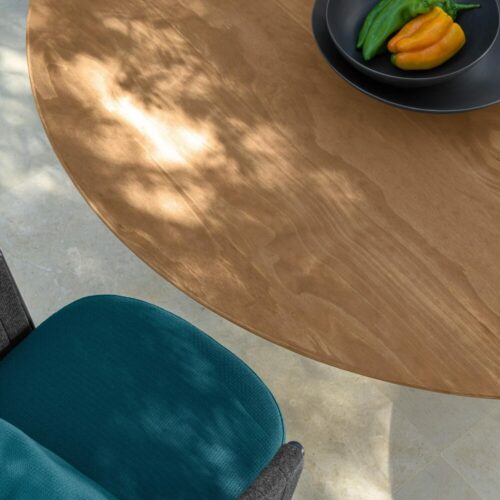 SALINAS D165 ACCOYA WOOD DINING TABLE <br/> by Talenti - Image 2