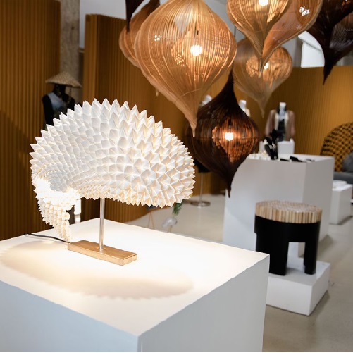 DRAGON’S TAIL TABLE LAMP<br/> By Kenneth Cobonpue - Image 2