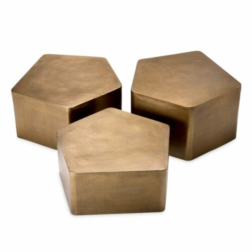 COFFEE TABLE VEENAZZA SET OF 3 <br/> by Eichholtz - Image 3
