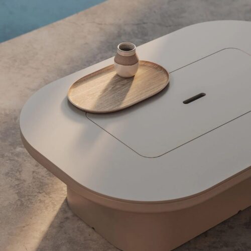 LUNA COFFEE TABLE WITH STORAGE<by/> By Vondom - Image 2