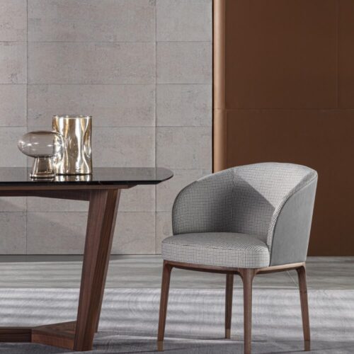 LUNGOTEVERE DINING ARMCHAIR <br/> By Meroni & Colzani - Image 2