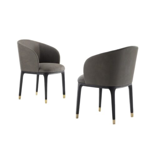LUNGOTEVERE DINING ARMCHAIR <br/> By Meroni & Colzani - Image 3