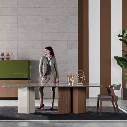 PORTOFINO DINING TABLE <br/> By Meroni & Colzani - Image 5