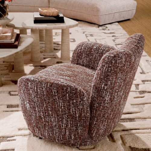 SWIVEL CHAIR MERIDA <br/> by Eichholtz - Image 2