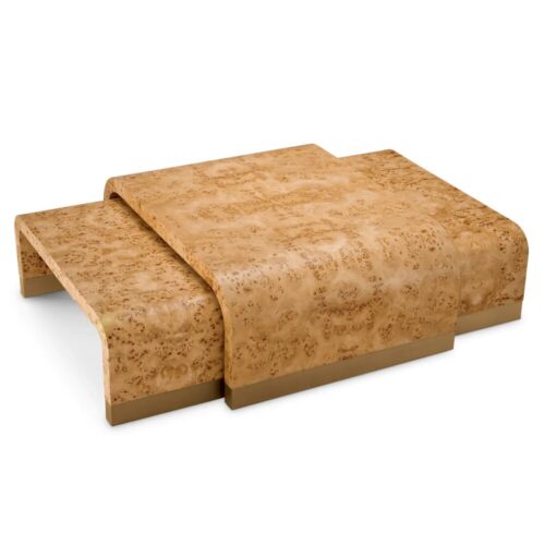 COFFEE TABLE QUINTON SET OF 3 <br/> by Eichholtz - Image 3