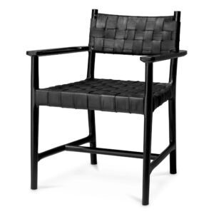 DINING CHAIR TIBERIO WITH ARMS <br/> by Eichholtz
