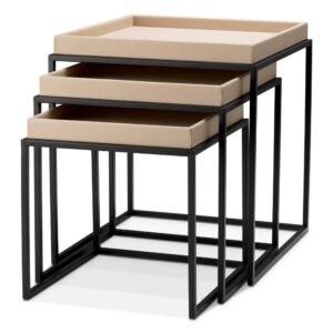 SIDE TABLE LÉONARD SET OF 3 <br/> by Eichholtz