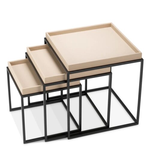 SIDE TABLE LÉONARD SET OF 3 <br/> by Eichholtz - Image 3