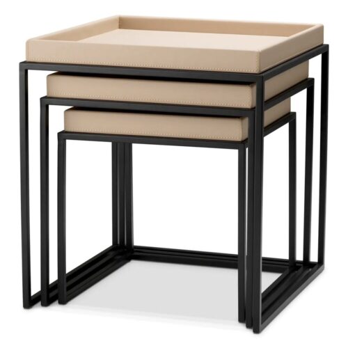 SIDE TABLE LÉONARD SET OF 3 <br/> by Eichholtz - Image 4