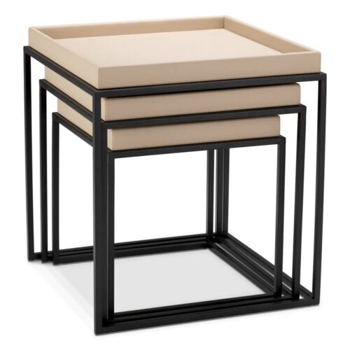SIDE TABLE LÉONARD SET OF 3 <br/> by Eichholtz - Image 5