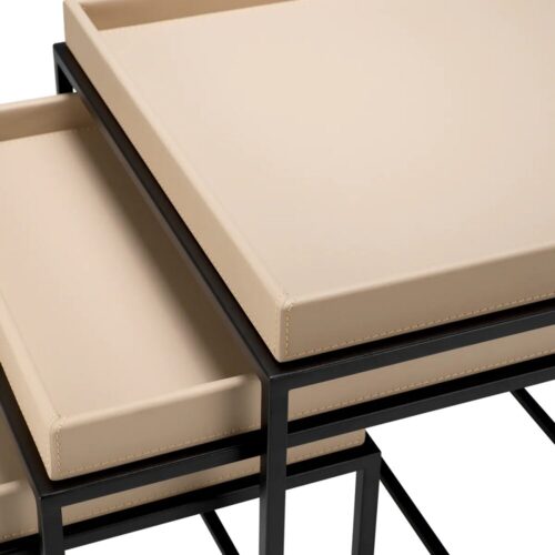 SIDE TABLE LÉONARD SET OF 3 <br/> by Eichholtz - Image 2