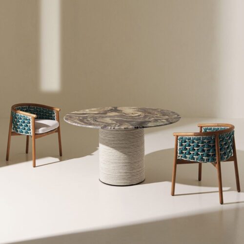 PATIO ROUND DINING TABLE <br/> By Ethimo - Image 5