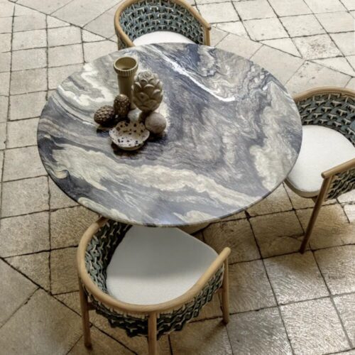 PATIO ROUND DINING TABLE <br/> By Ethimo - Image 2