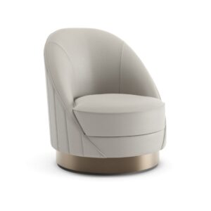CAPSULE SWIVEL ARMCHAIR <br/> By Vismara