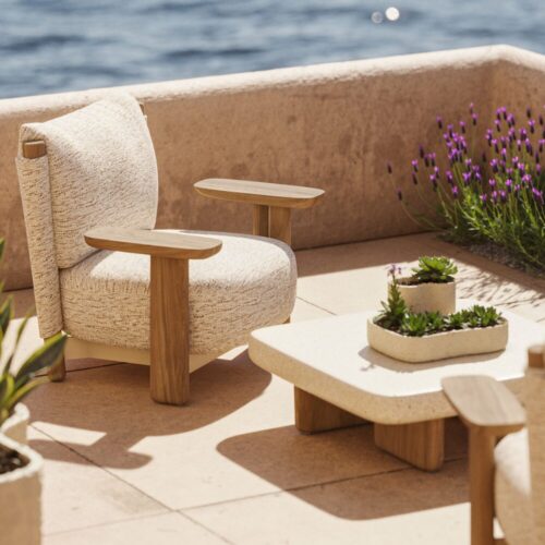 MILOS WOOD LOUNGE CHAIR <br/> By Vondom - Image 3