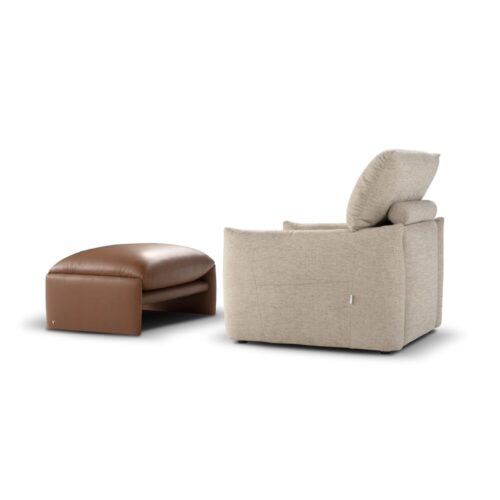 CHOCO MAGIC OTTOMAN <br/> By Calia Italia - Image 4