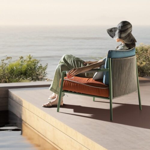 NORMAN OUTDOOR ARMCHAIR <br/> By Calia Italia - Image 6