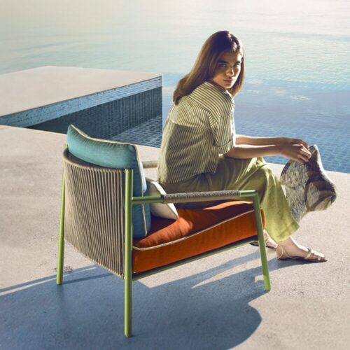 NORMAN OUTDOOR ARMCHAIR <br/> By Calia Italia - Image 2