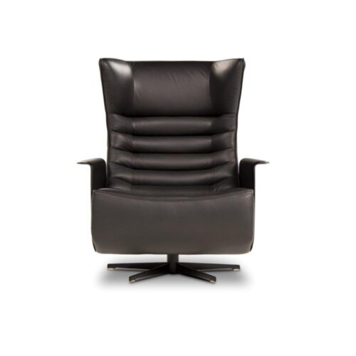 GERRIT SWIVEL ARMCHAIR AND OTTOMAN <br/> By Calia Italia - Image 3