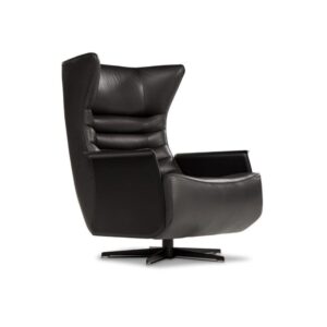 GERRIT SWIVEL ARMCHAIR AND OTTOMAN <br/> By Calia Italia