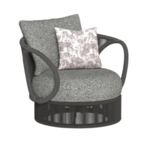 KAREN SWIVEL LIVING ARMCHAIR <br/>By Talenti