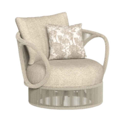 KAREN SWIVEL LIVING ARMCHAIR <br/>By Talenti - Image 5